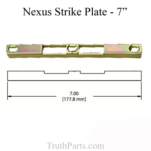 Hook Strike Plate 1-3/16 in. x 3-7/8 in. - Truth® Sentry - SS